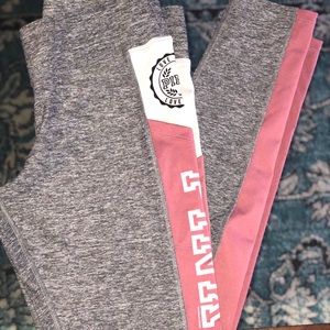 Victoria’s Secret pink leggings begonia pink